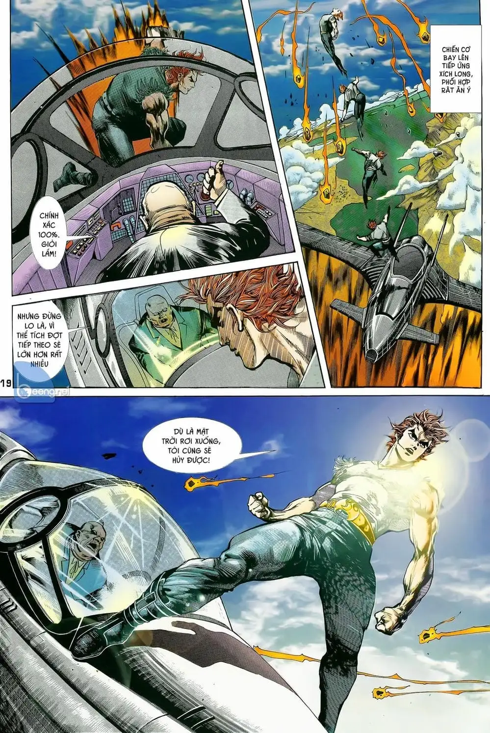 Truyện Tranh Long Hổ 5 Thế trang 8