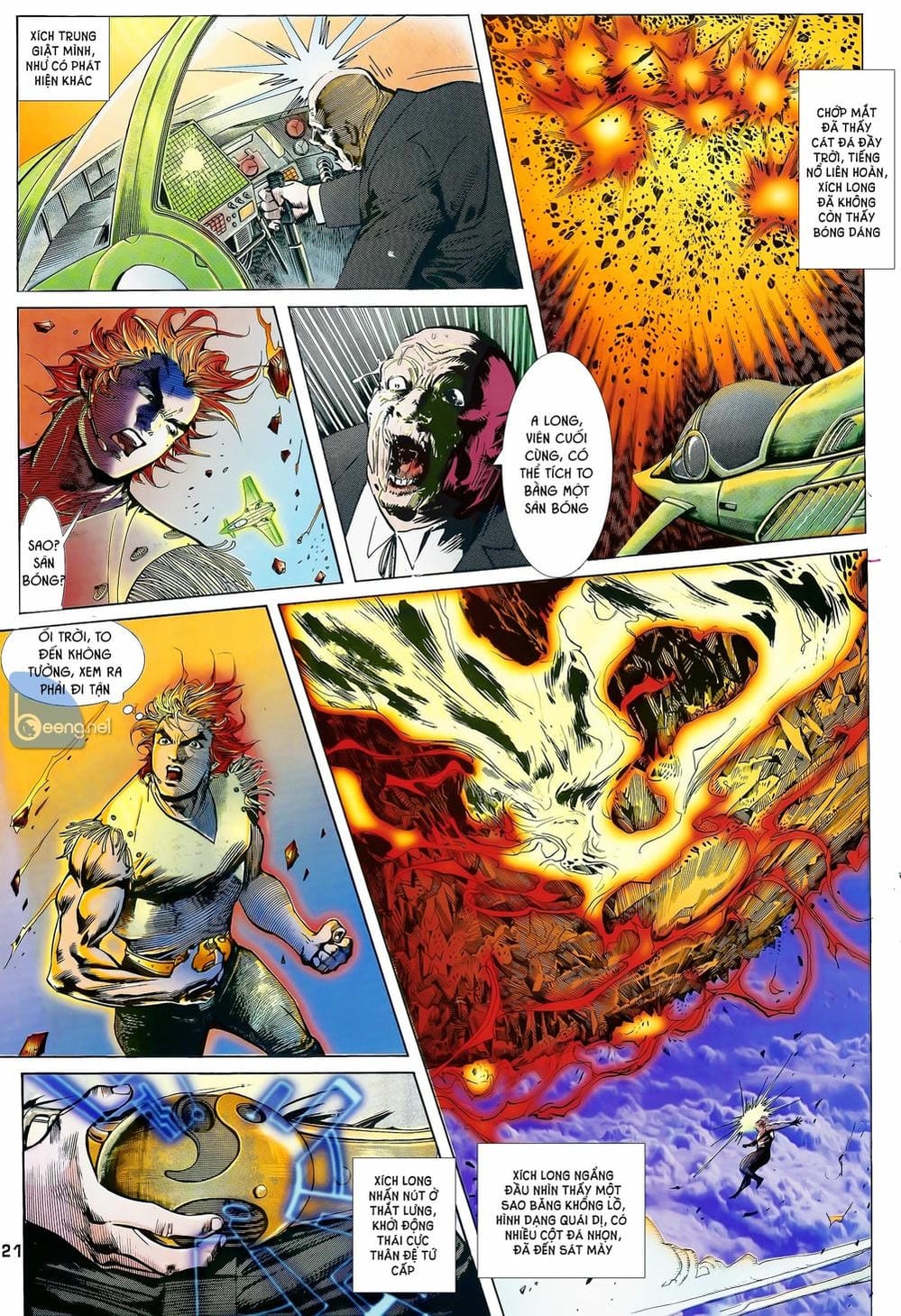 Truyện Tranh Long Hổ 5 Thế trang 8