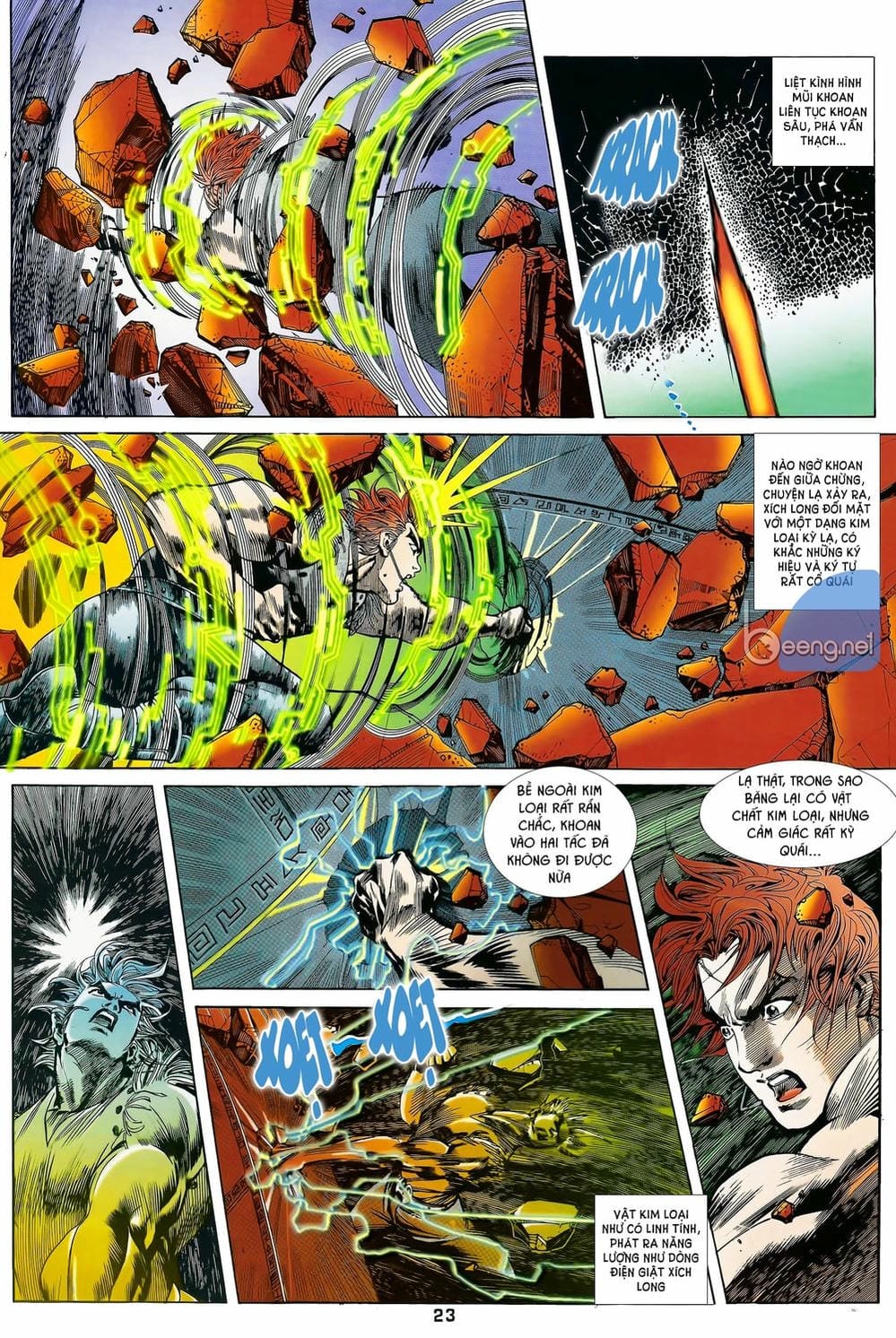 Truyện Tranh Long Hổ 5 Thế trang 8