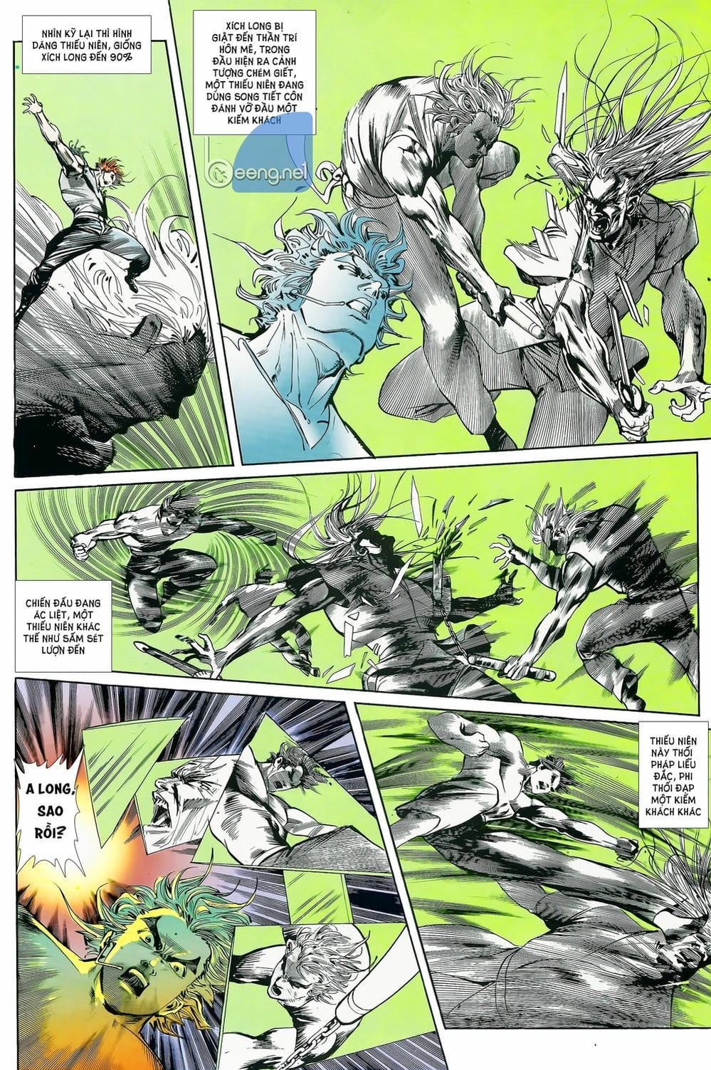 Truyện Tranh Long Hổ 5 Thế trang 8