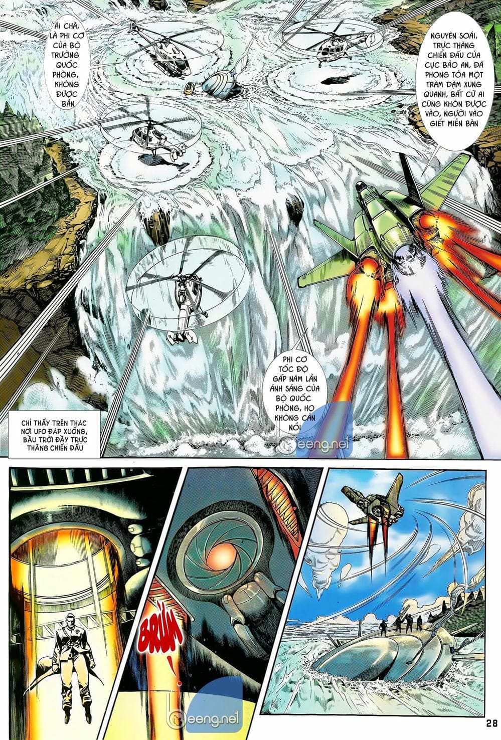 Truyện Tranh Long Hổ 5 Thế trang 8