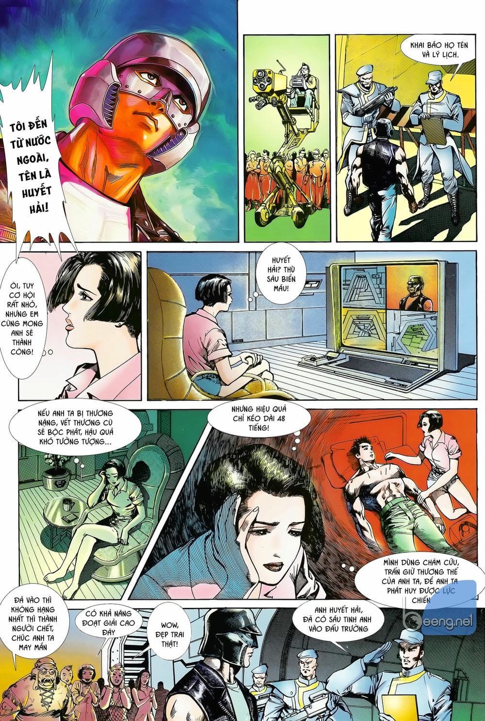 Truyện Tranh Long Hổ 5 Thế trang 8