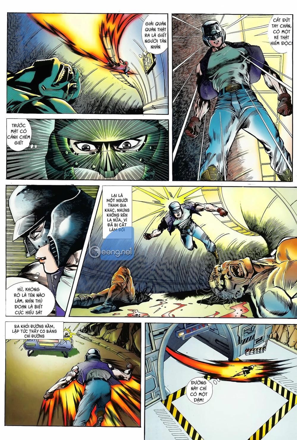 Truyện Tranh Long Hổ 5 Thế trang 8