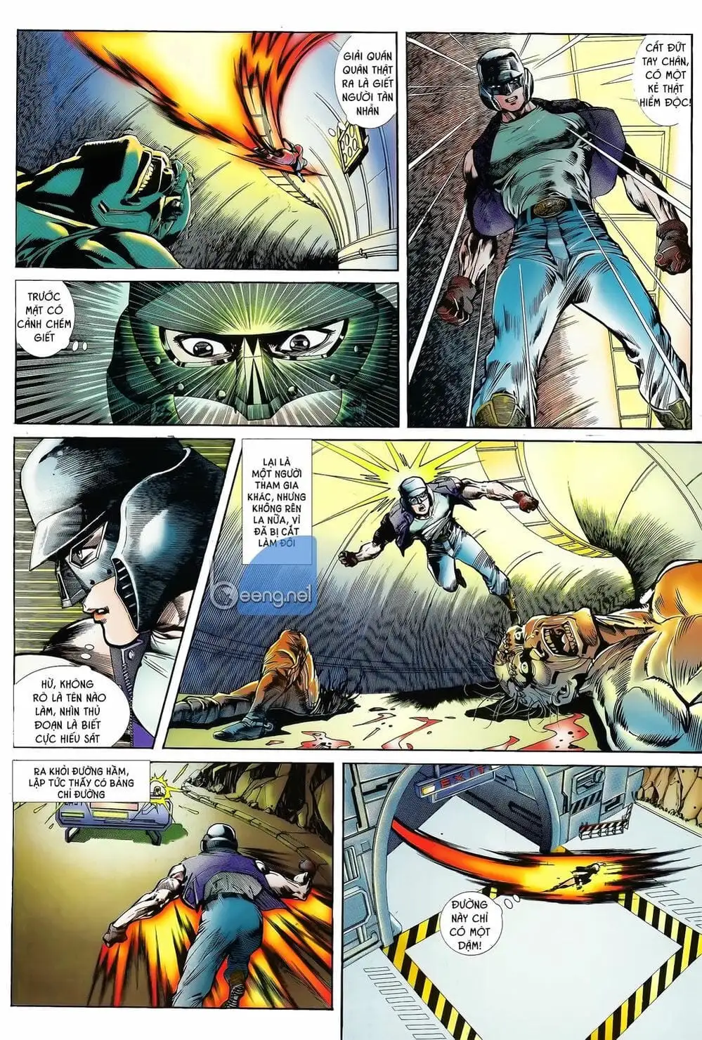 Truyện Tranh Long Hổ 5 Thế trang 8