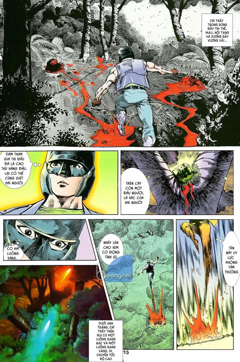 Truyện Tranh Long Hổ 5 Thế trang 8