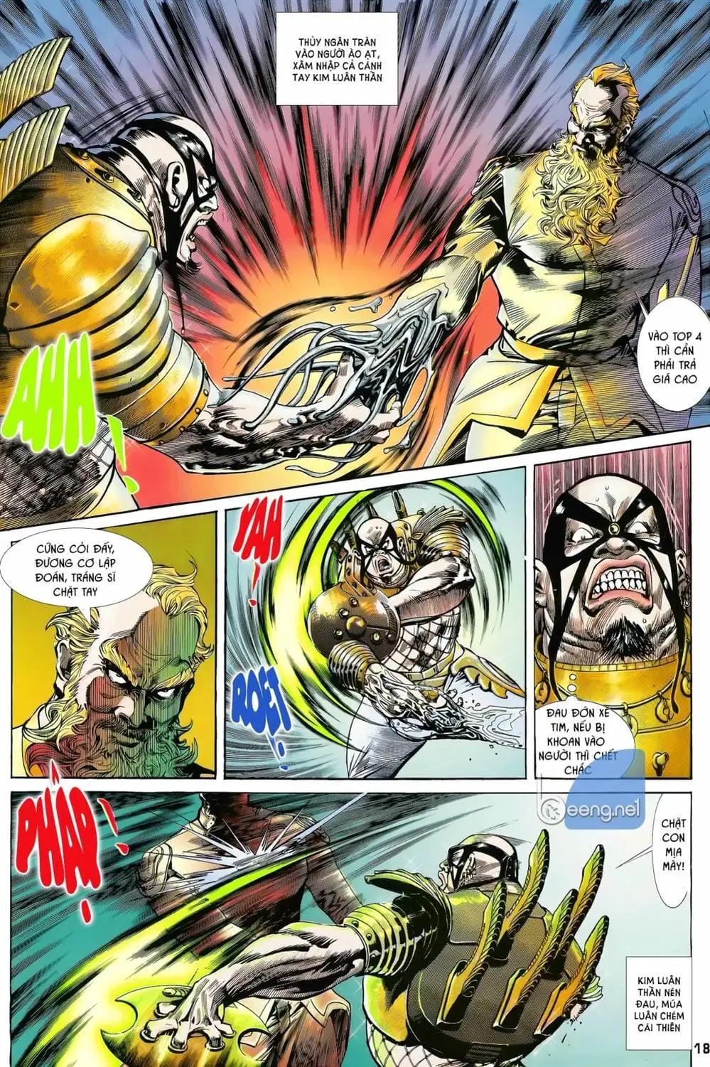 Truyện Tranh Long Hổ 5 Thế trang 8