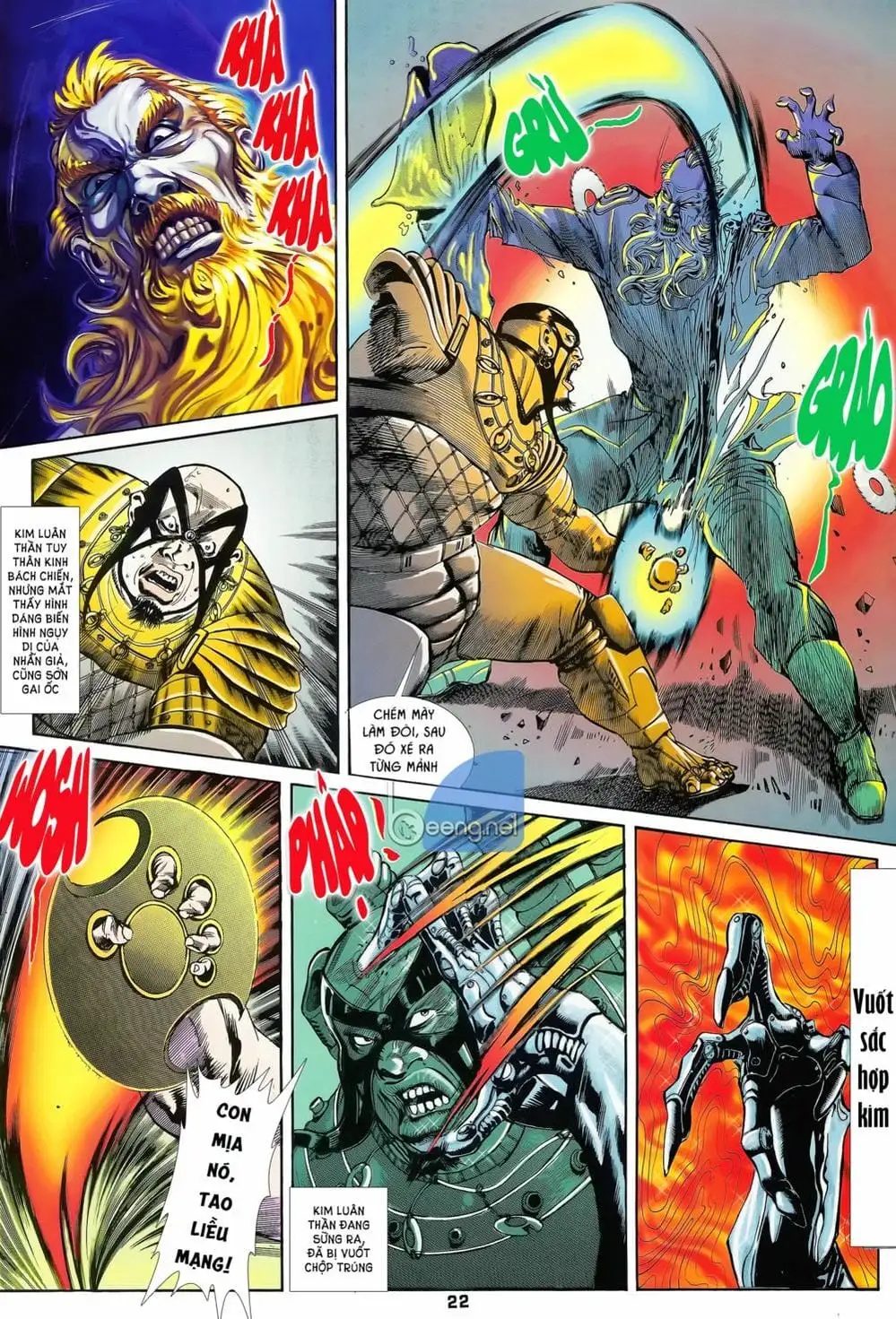 Truyện Tranh Long Hổ 5 Thế trang 8