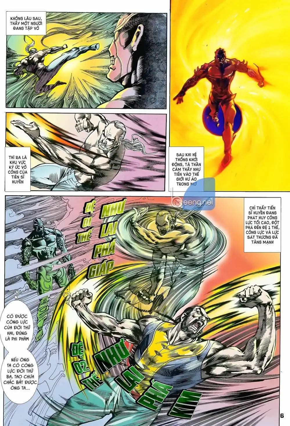 Truyện Tranh Long Hổ 5 Thế trang 8