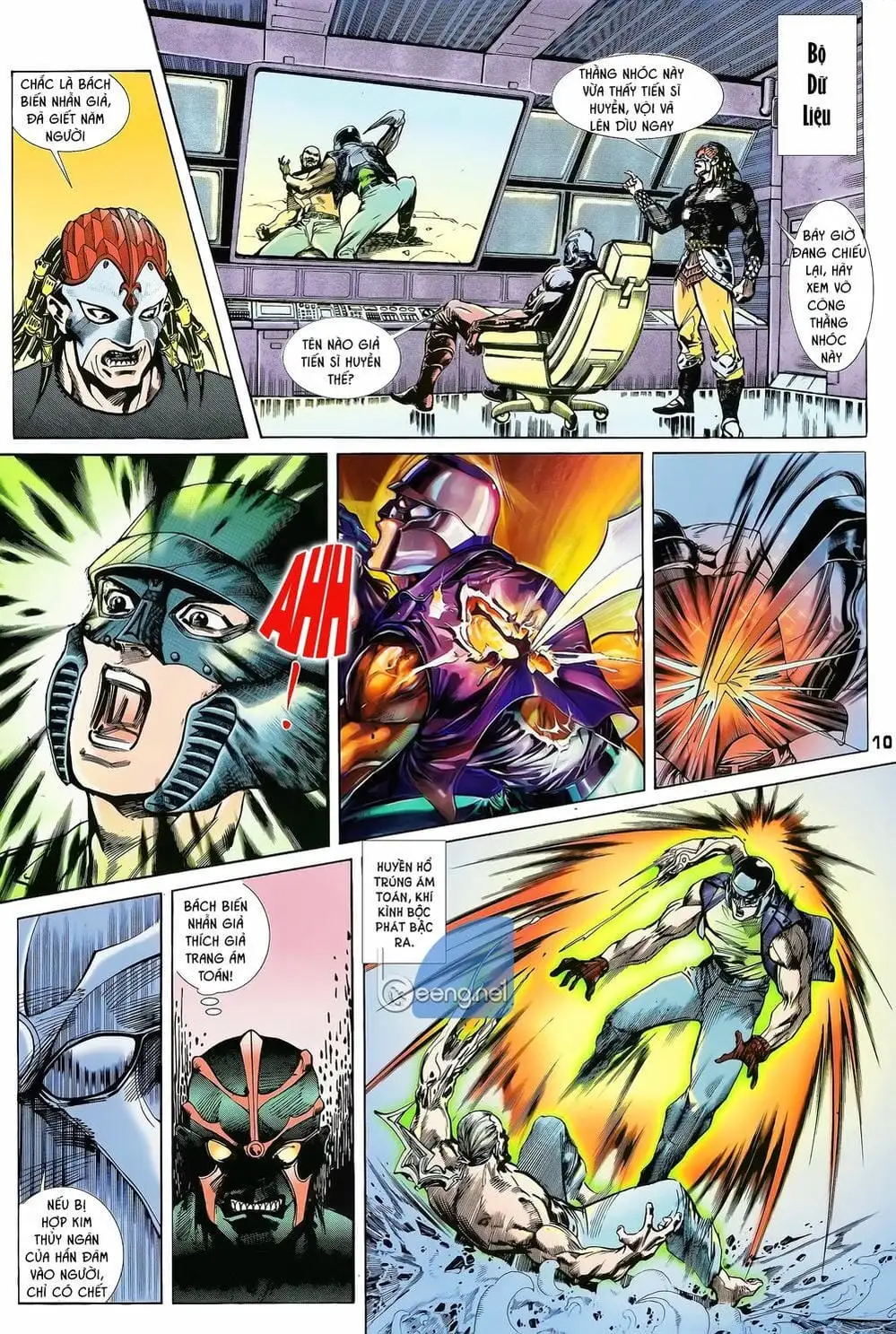 Truyện Tranh Long Hổ 5 Thế trang 8