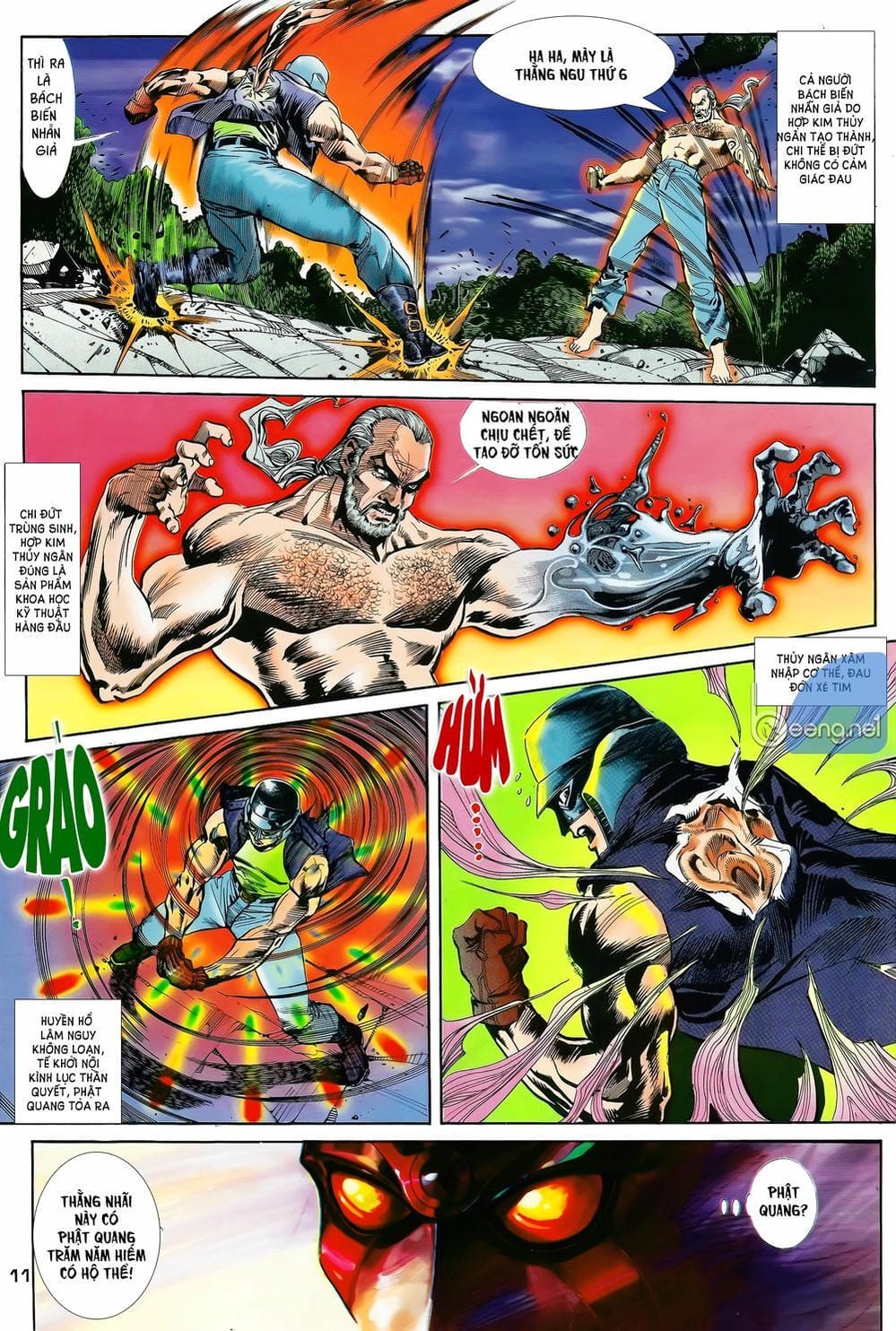 Truyện Tranh Long Hổ 5 Thế trang 8