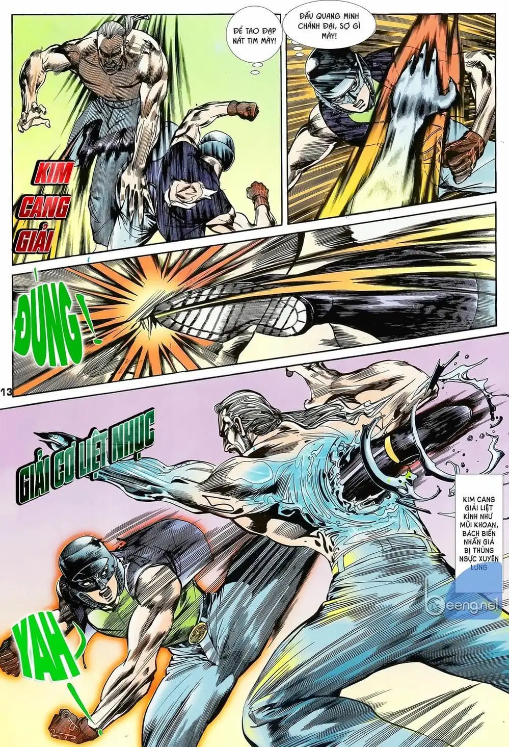 Truyện Tranh Long Hổ 5 Thế trang 8