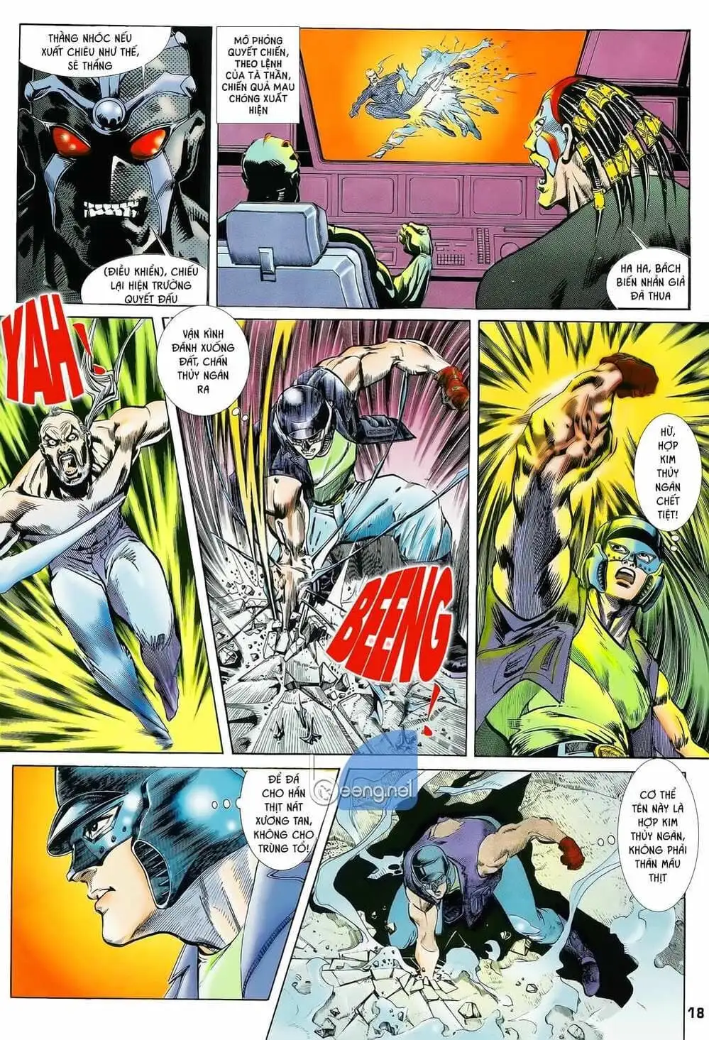 Truyện Tranh Long Hổ 5 Thế trang 8