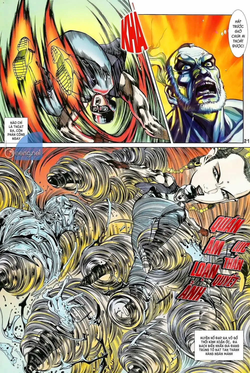 Truyện Tranh Long Hổ 5 Thế trang 8