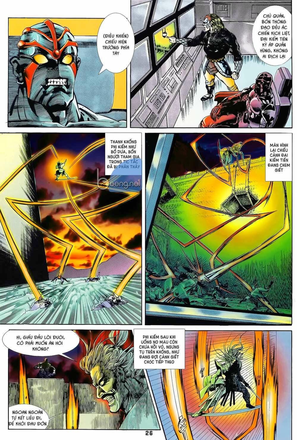 Truyện Tranh Long Hổ 5 Thế trang 8