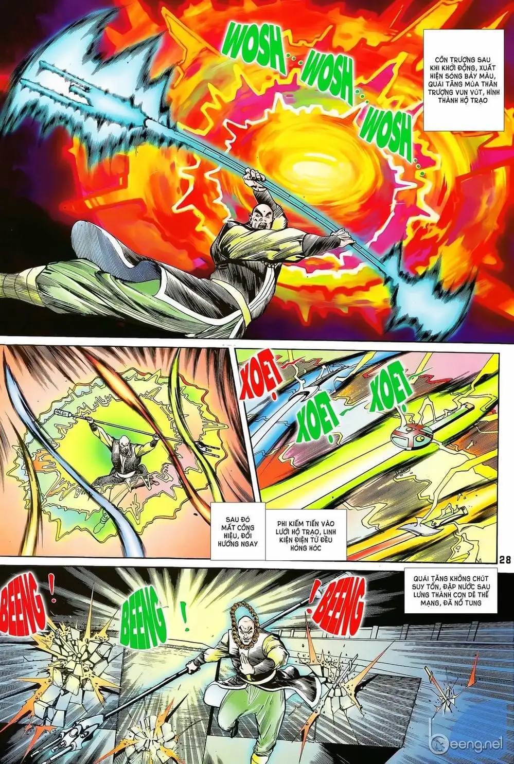 Truyện Tranh Long Hổ 5 Thế trang 8