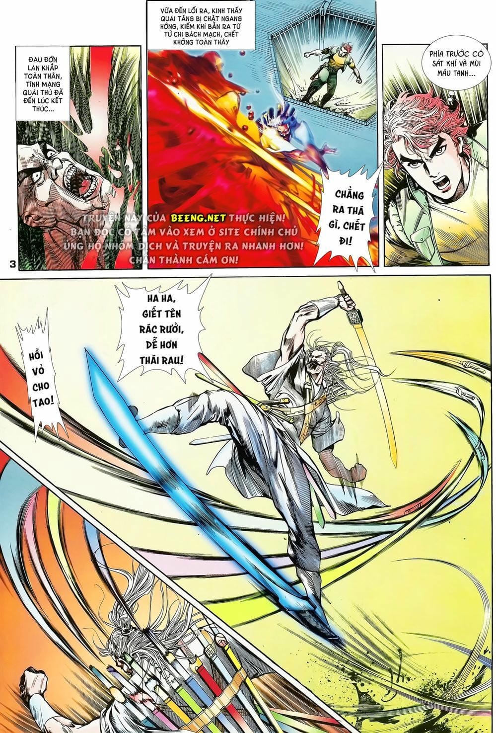 Truyện Tranh Long Hổ 5 Thế trang 8