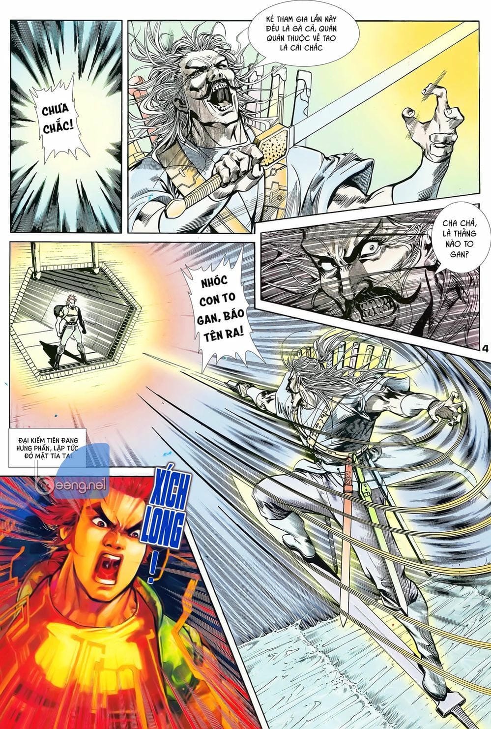 Truyện Tranh Long Hổ 5 Thế trang 8