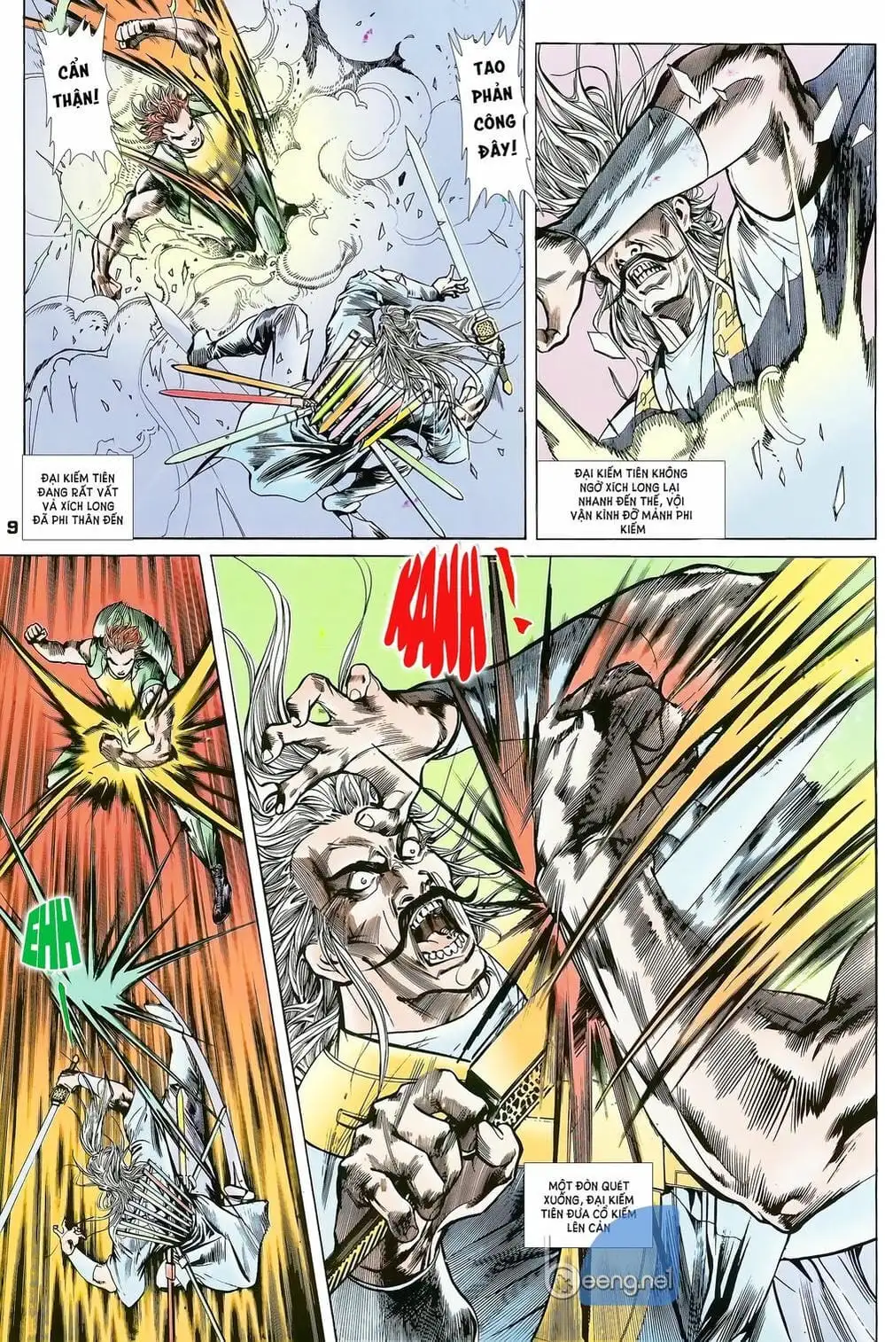Truyện Tranh Long Hổ 5 Thế trang 8