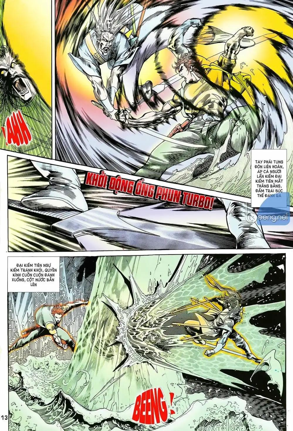 Truyện Tranh Long Hổ 5 Thế trang 8