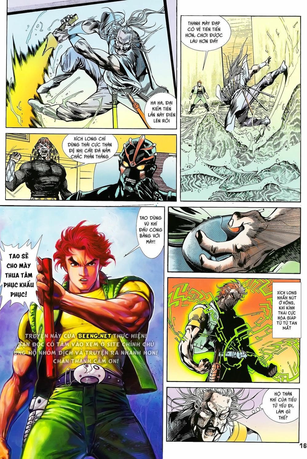 Truyện Tranh Long Hổ 5 Thế trang 8