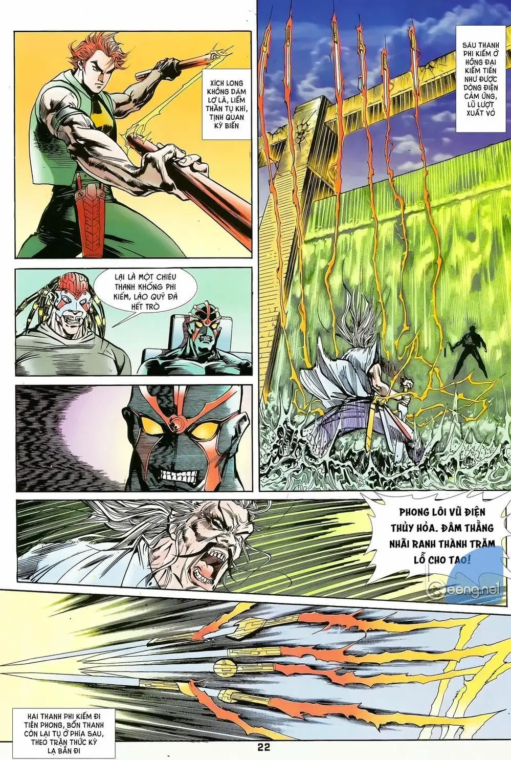 Truyện Tranh Long Hổ 5 Thế trang 8