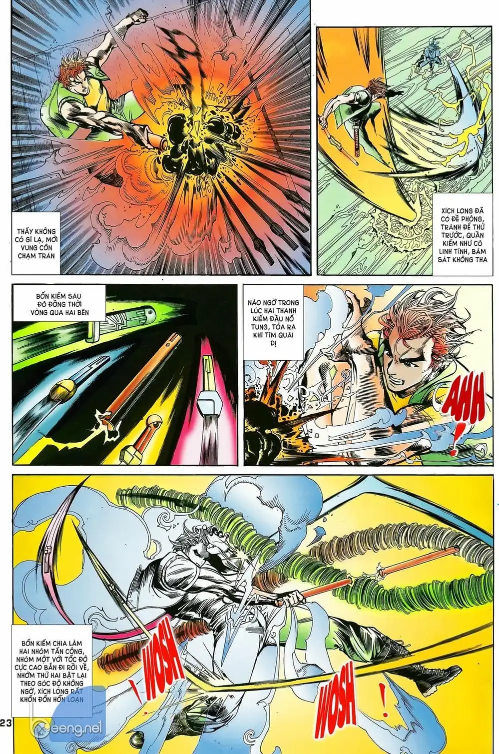 Truyện Tranh Long Hổ 5 Thế trang 8