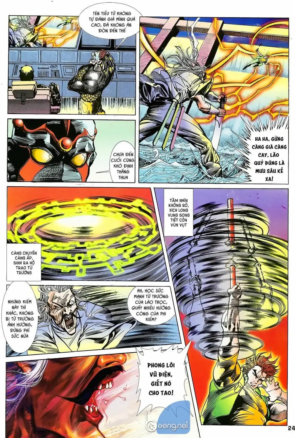 Truyện Tranh Long Hổ 5 Thế trang 8