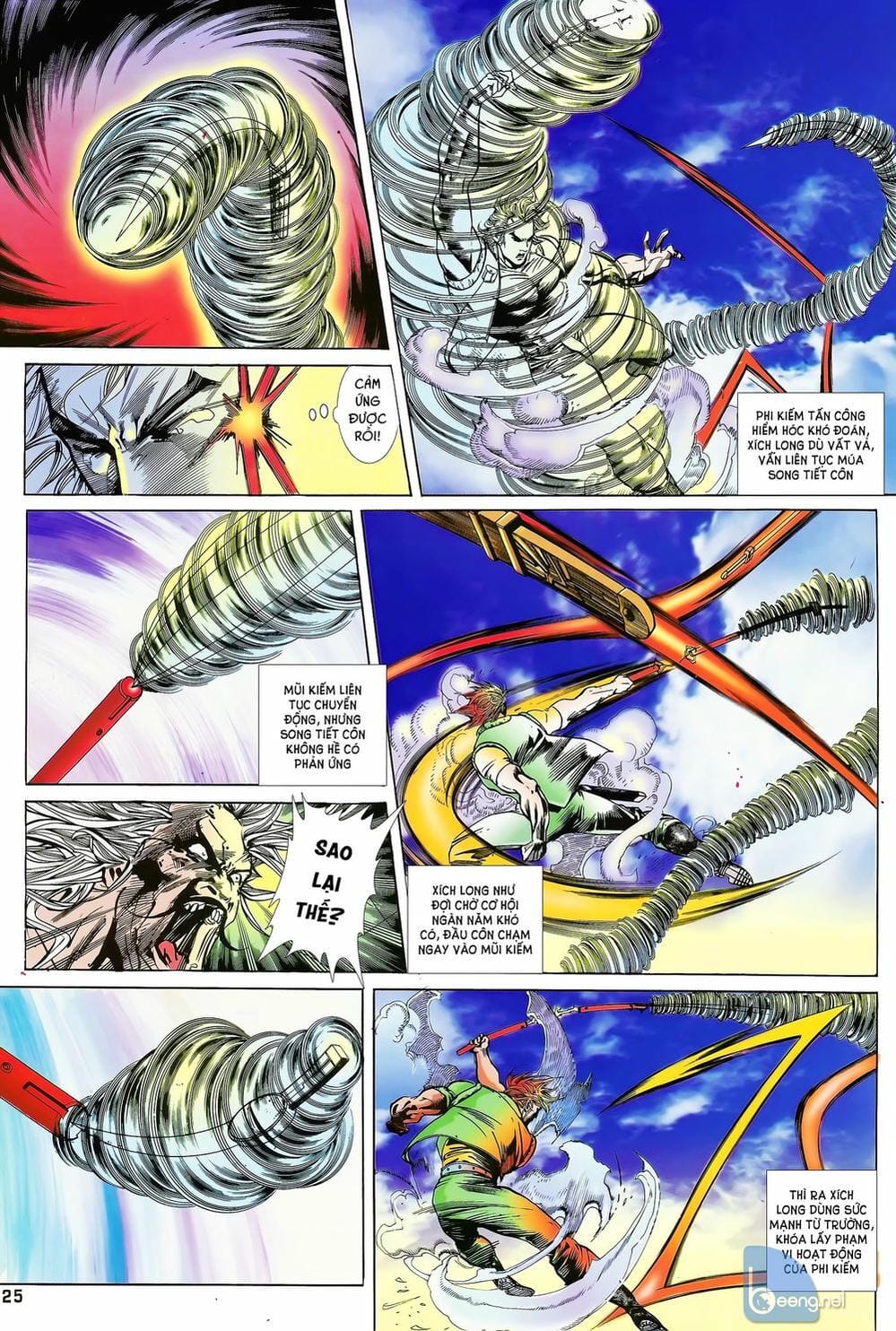 Truyện Tranh Long Hổ 5 Thế trang 8