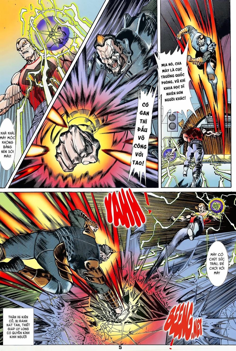 Truyện Tranh Long Hổ 5 Thế trang 8