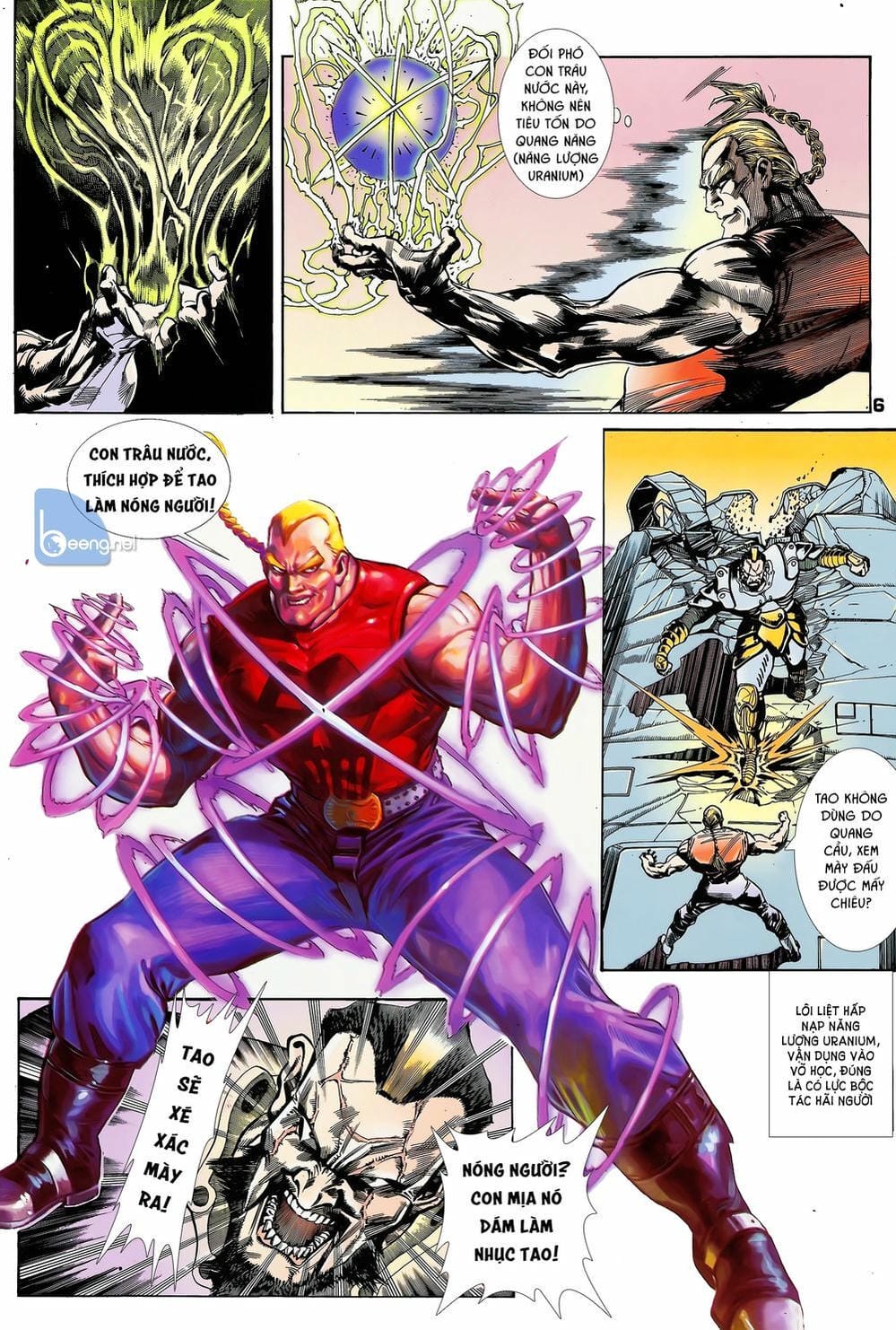 Truyện Tranh Long Hổ 5 Thế trang 8