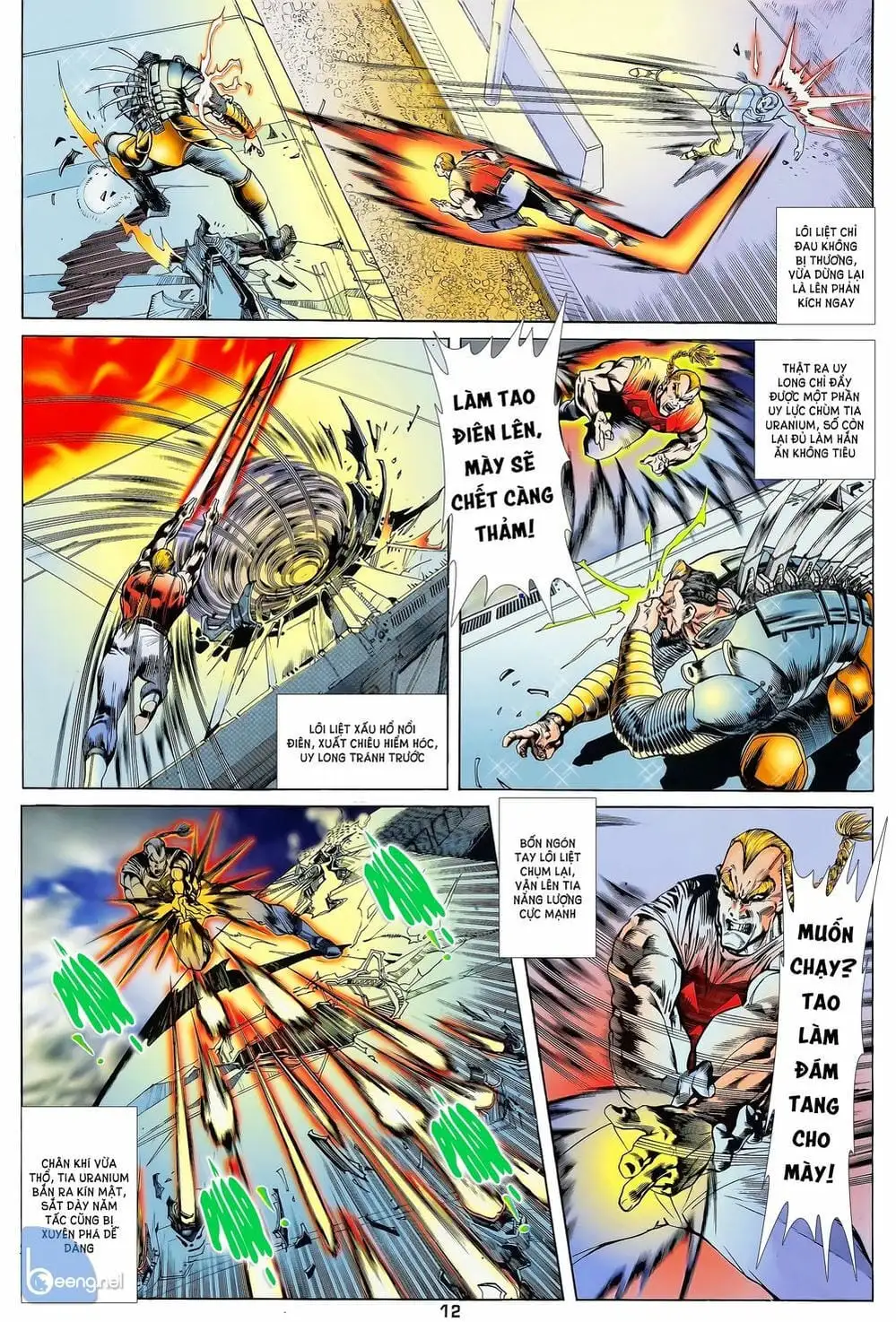 Truyện Tranh Long Hổ 5 Thế trang 8