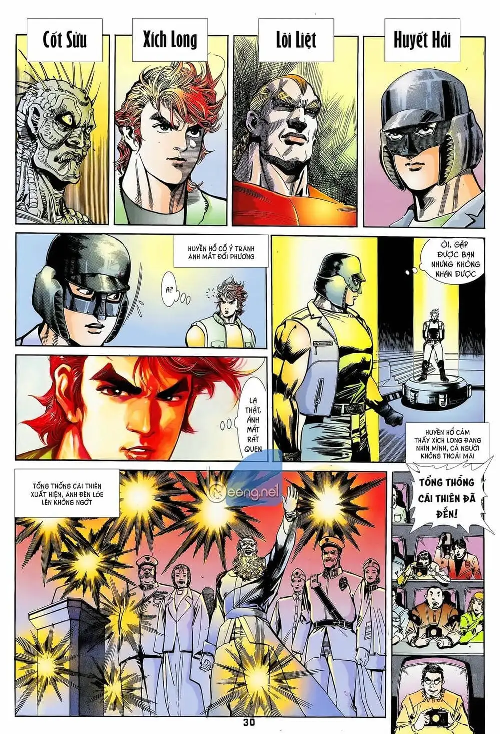 Truyện Tranh Long Hổ 5 Thế trang 8
