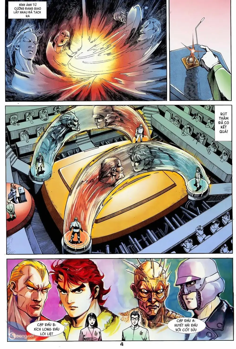 Truyện Tranh Long Hổ 5 Thế trang 8
