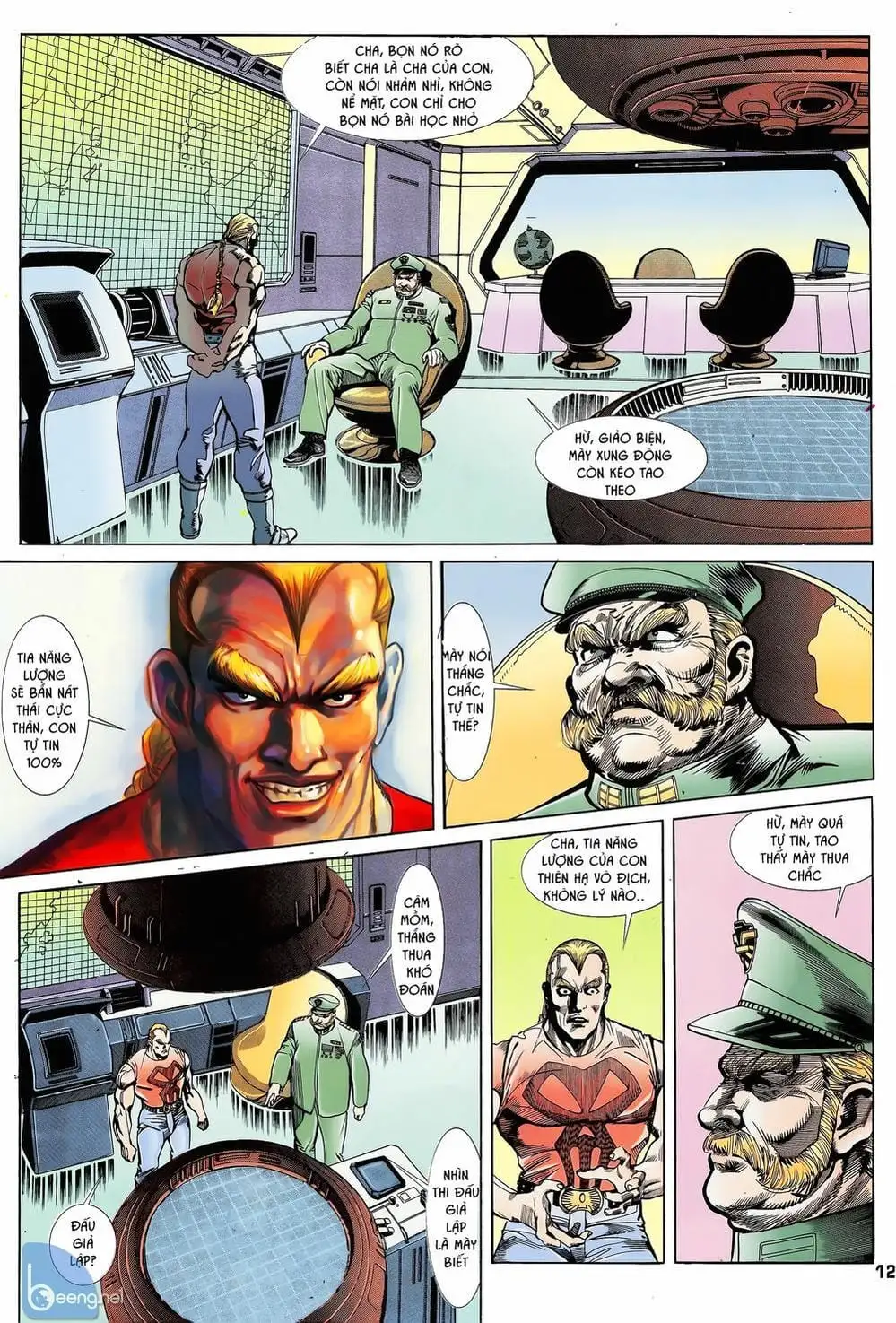Truyện Tranh Long Hổ 5 Thế trang 8