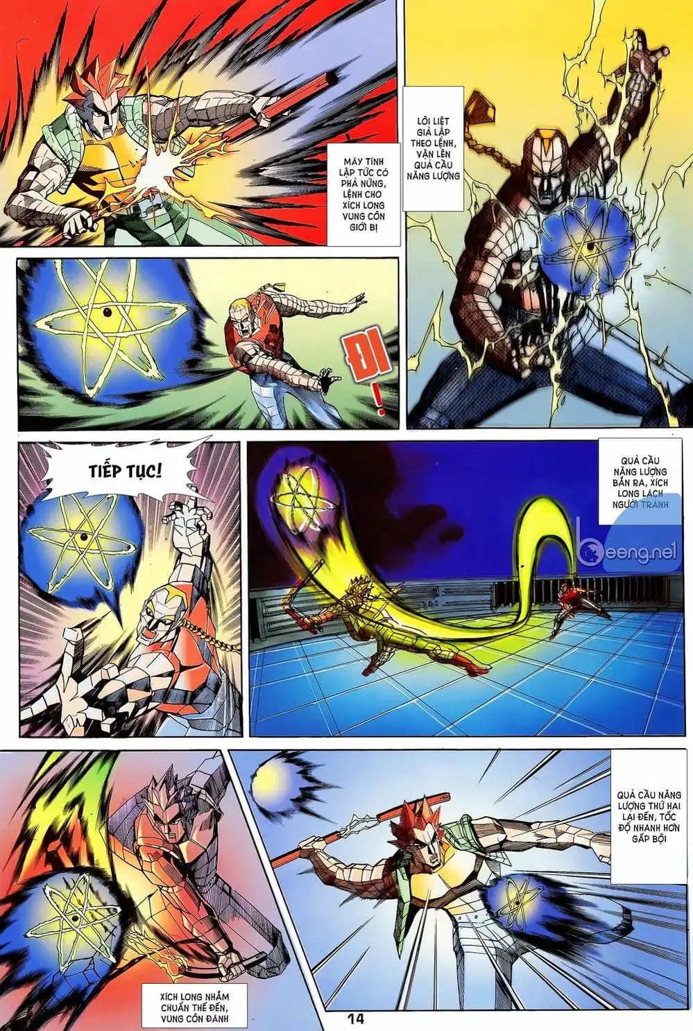 Truyện Tranh Long Hổ 5 Thế trang 8