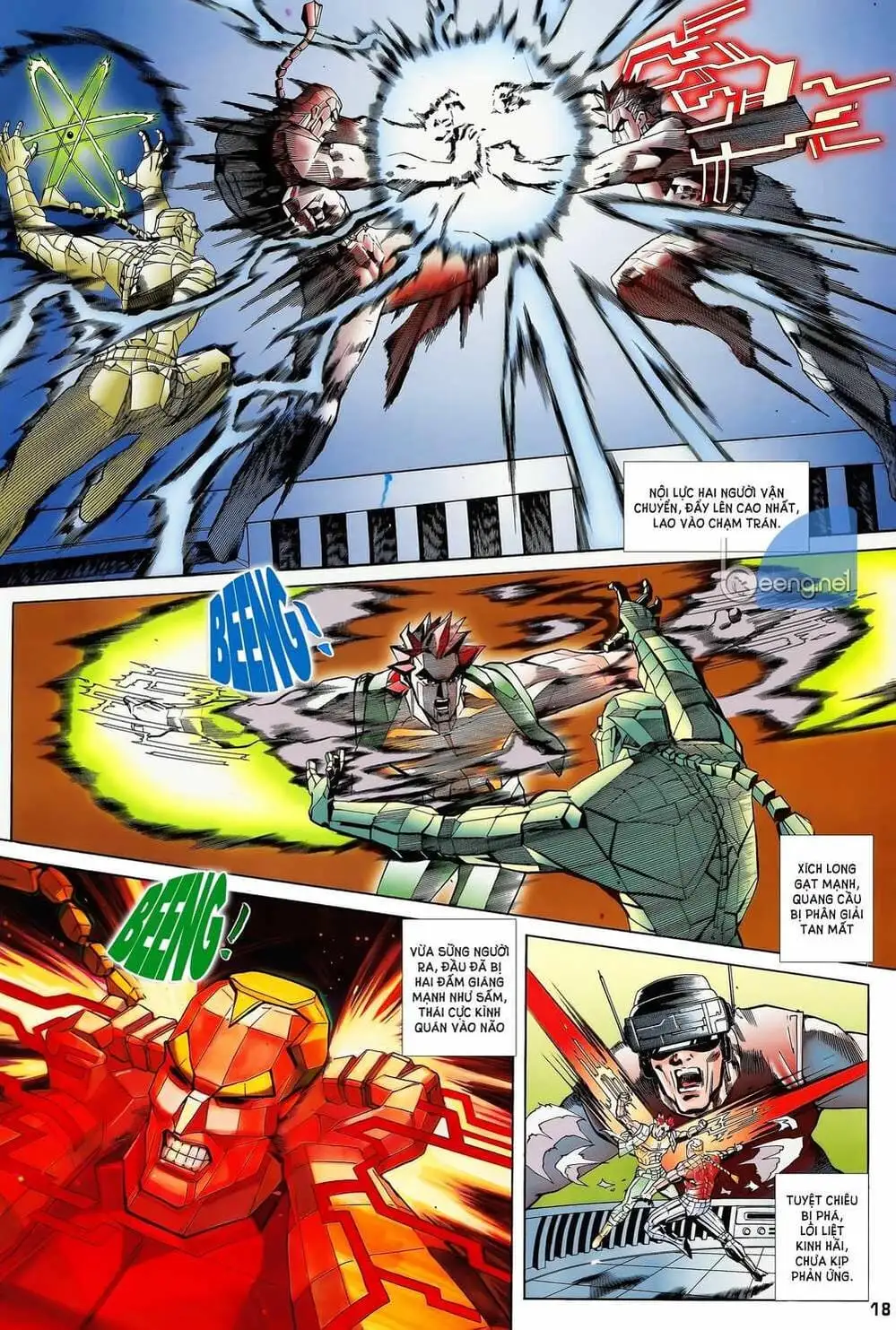 Truyện Tranh Long Hổ 5 Thế trang 8