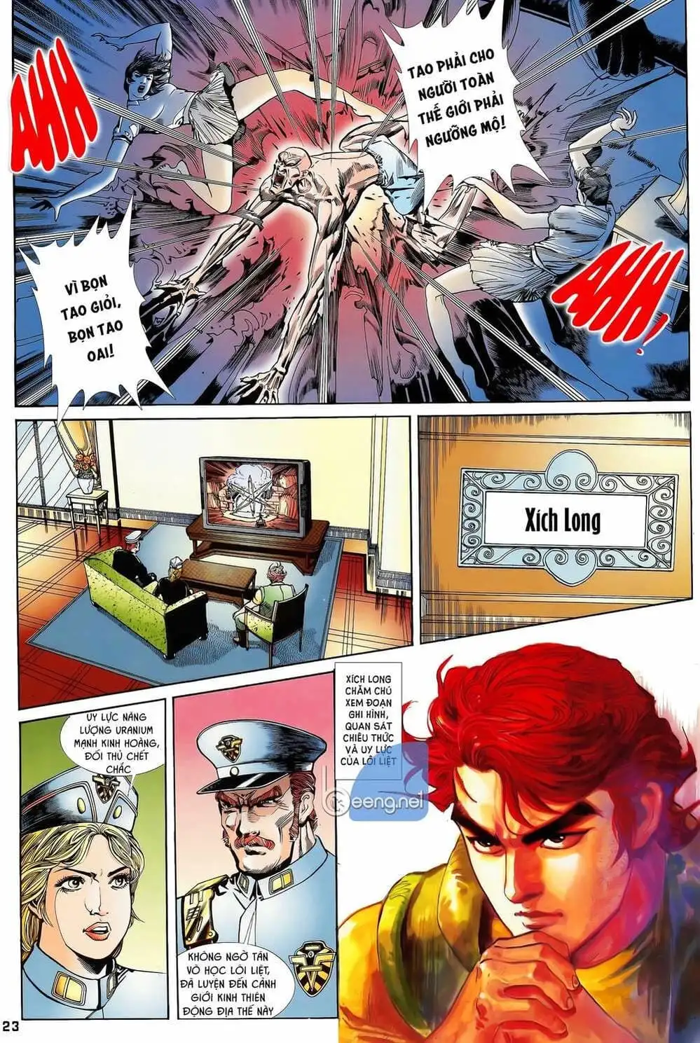 Truyện Tranh Long Hổ 5 Thế trang 8