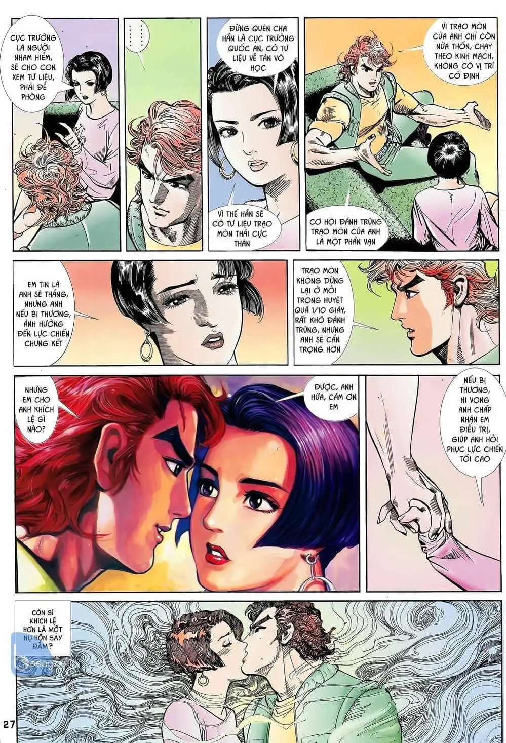 Truyện Tranh Long Hổ 5 Thế trang 8