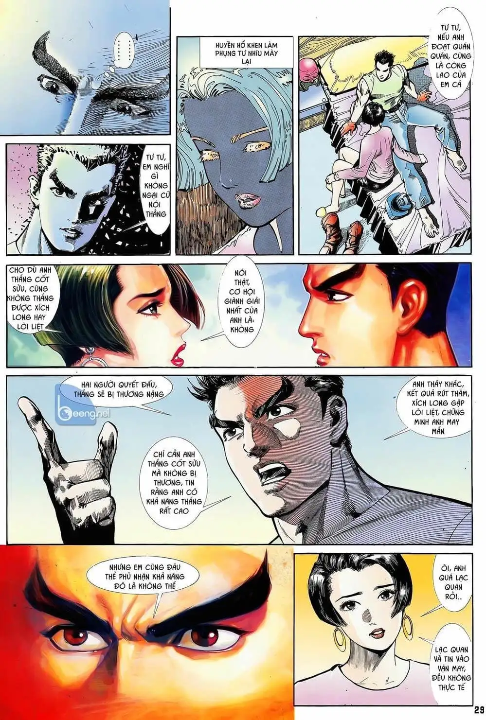 Truyện Tranh Long Hổ 5 Thế trang 8