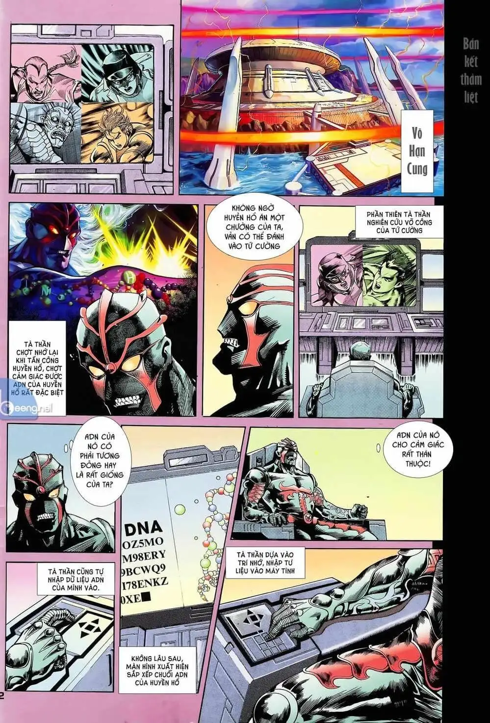 Truyện Tranh Long Hổ 5 Thế trang 8