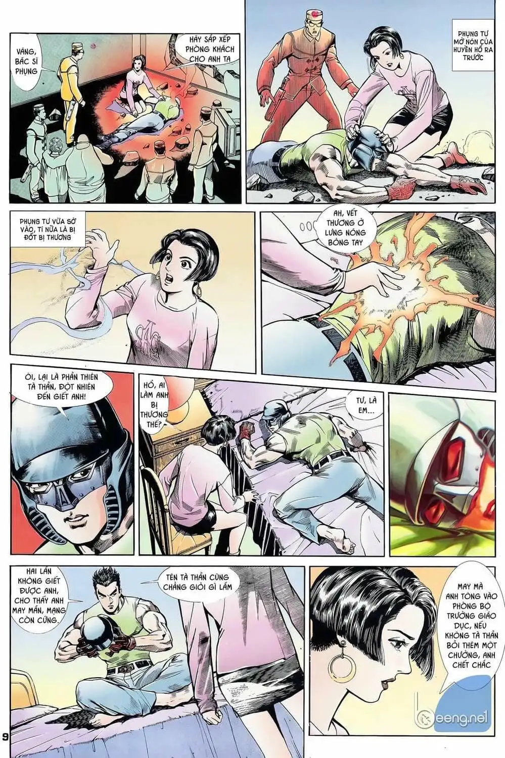 Truyện Tranh Long Hổ 5 Thế trang 8