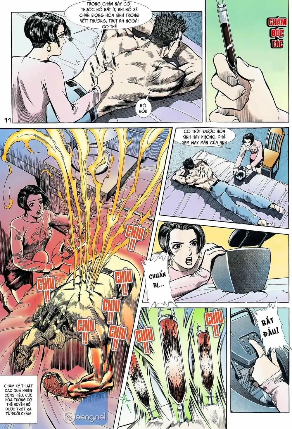 Truyện Tranh Long Hổ 5 Thế trang 8