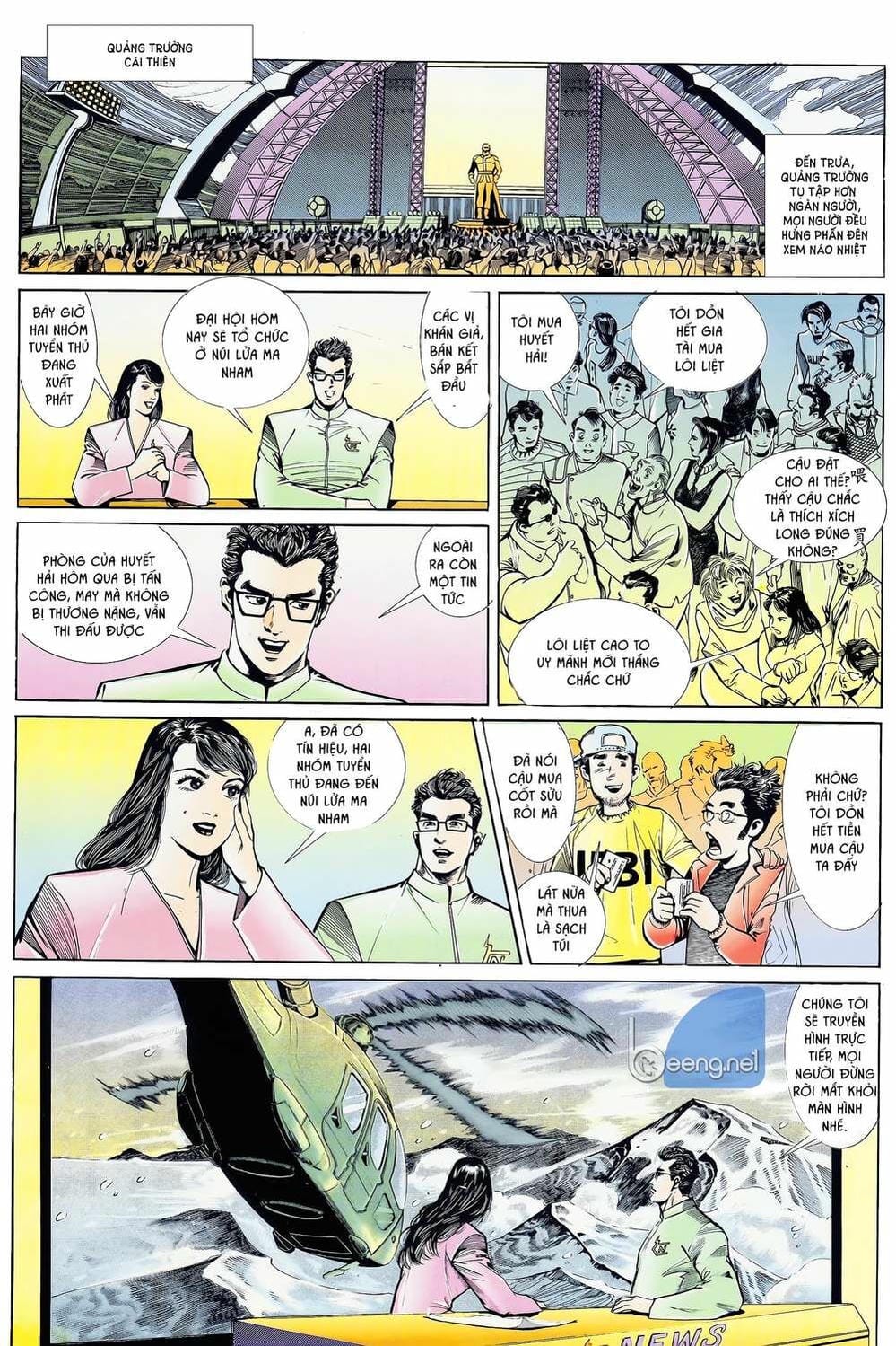 Truyện Tranh Long Hổ 5 Thế trang 8