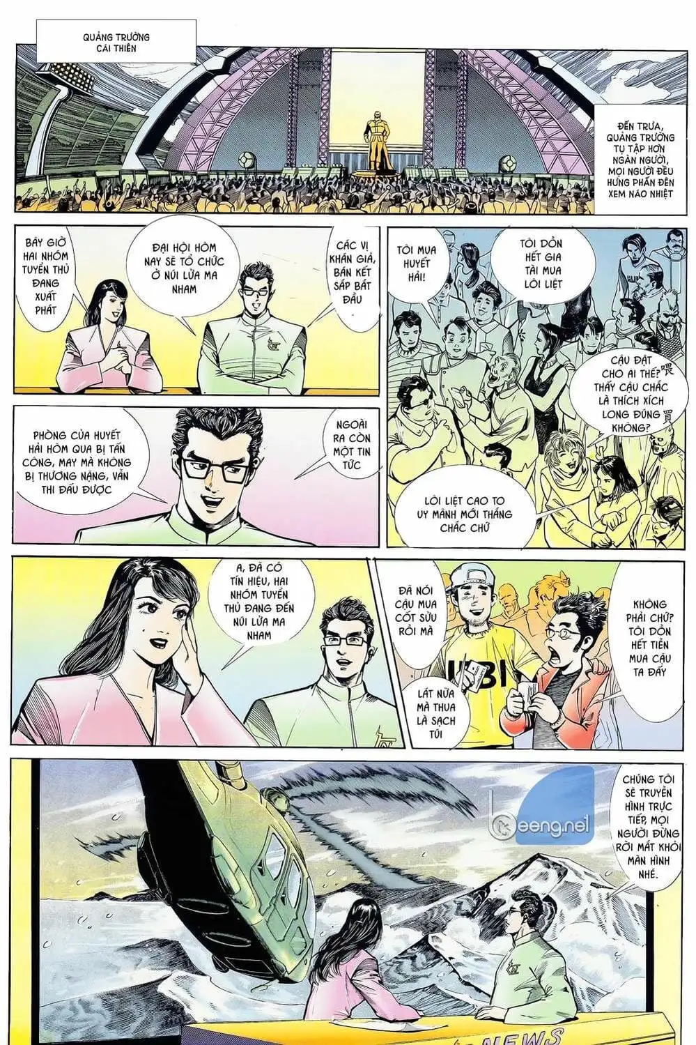 Truyện Tranh Long Hổ 5 Thế trang 8