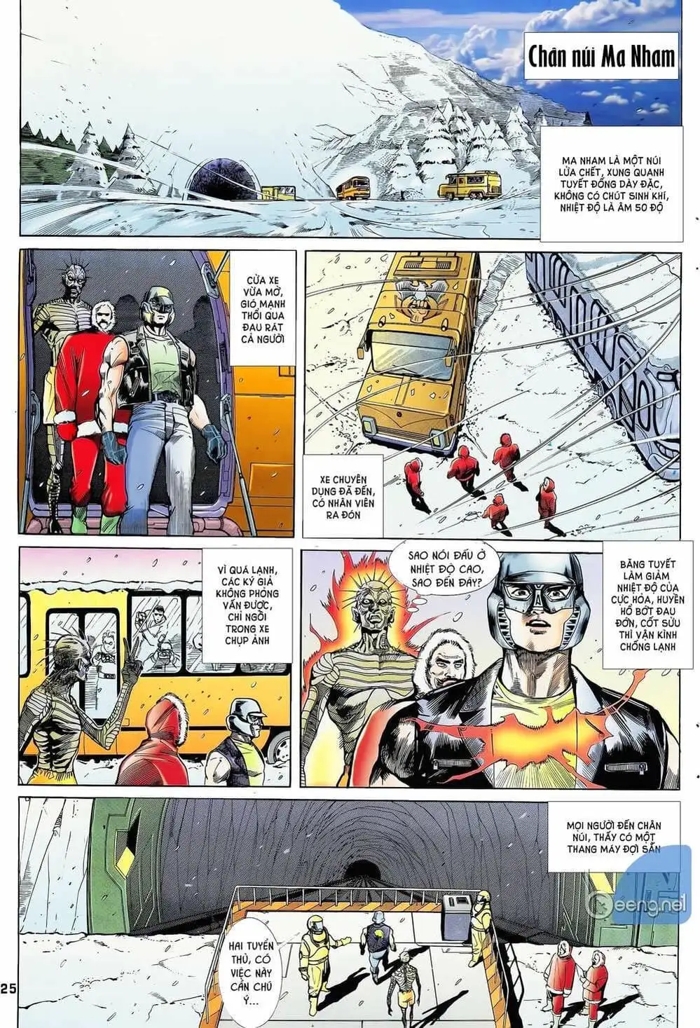 Truyện Tranh Long Hổ 5 Thế trang 8