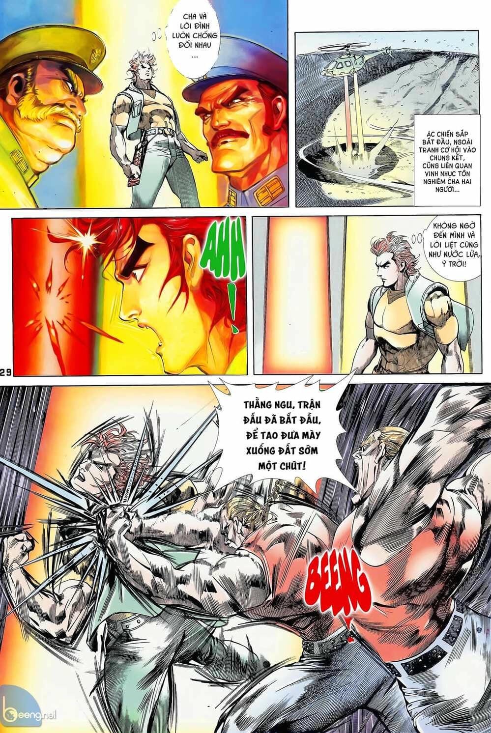 Truyện Tranh Long Hổ 5 Thế trang 8