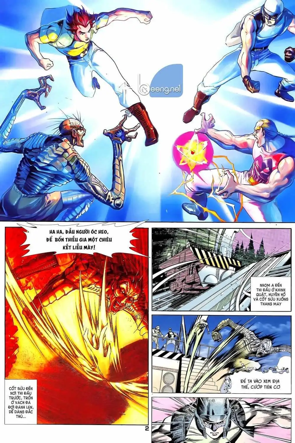 Truyện Tranh Long Hổ 5 Thế trang 8