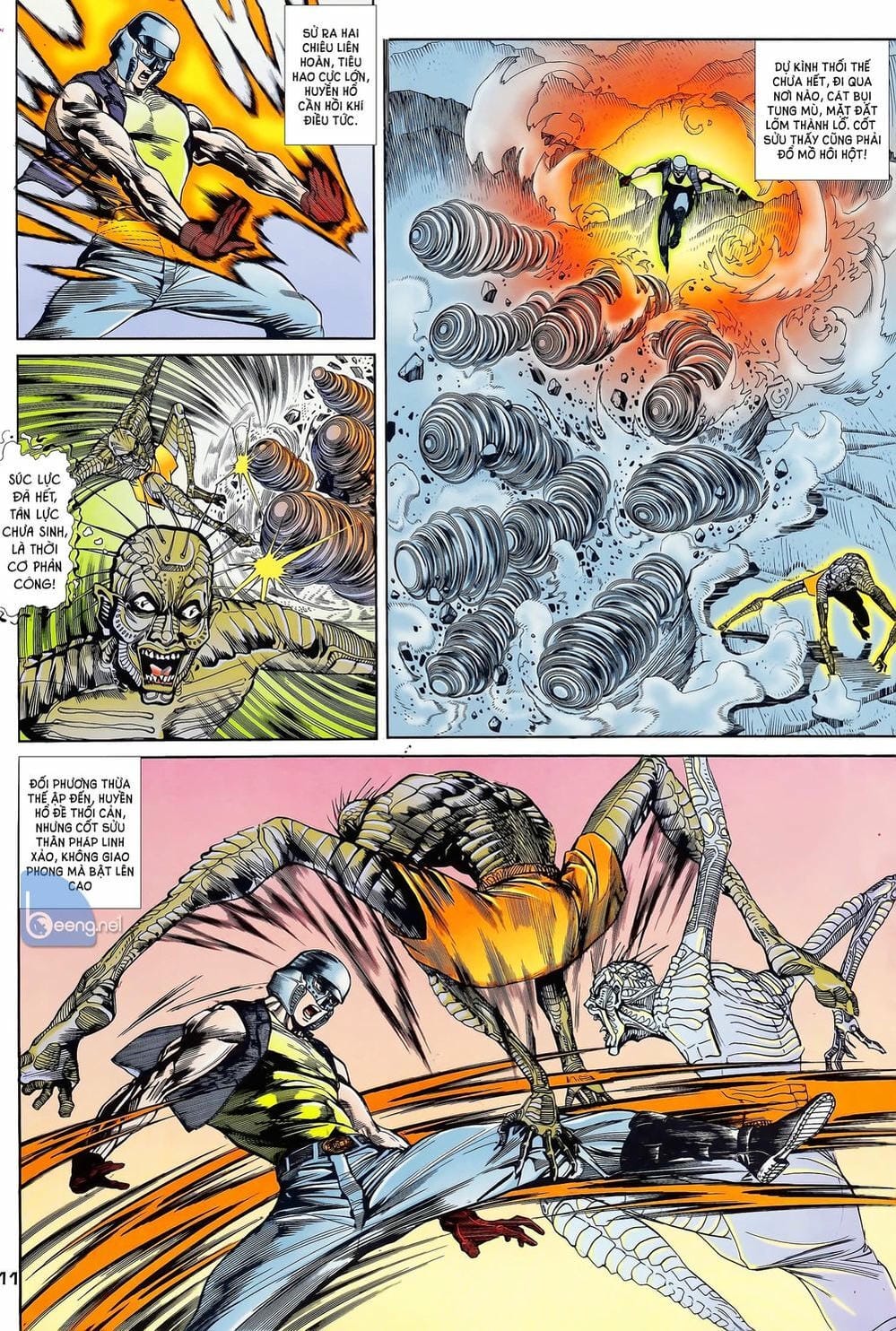 Truyện Tranh Long Hổ 5 Thế trang 8