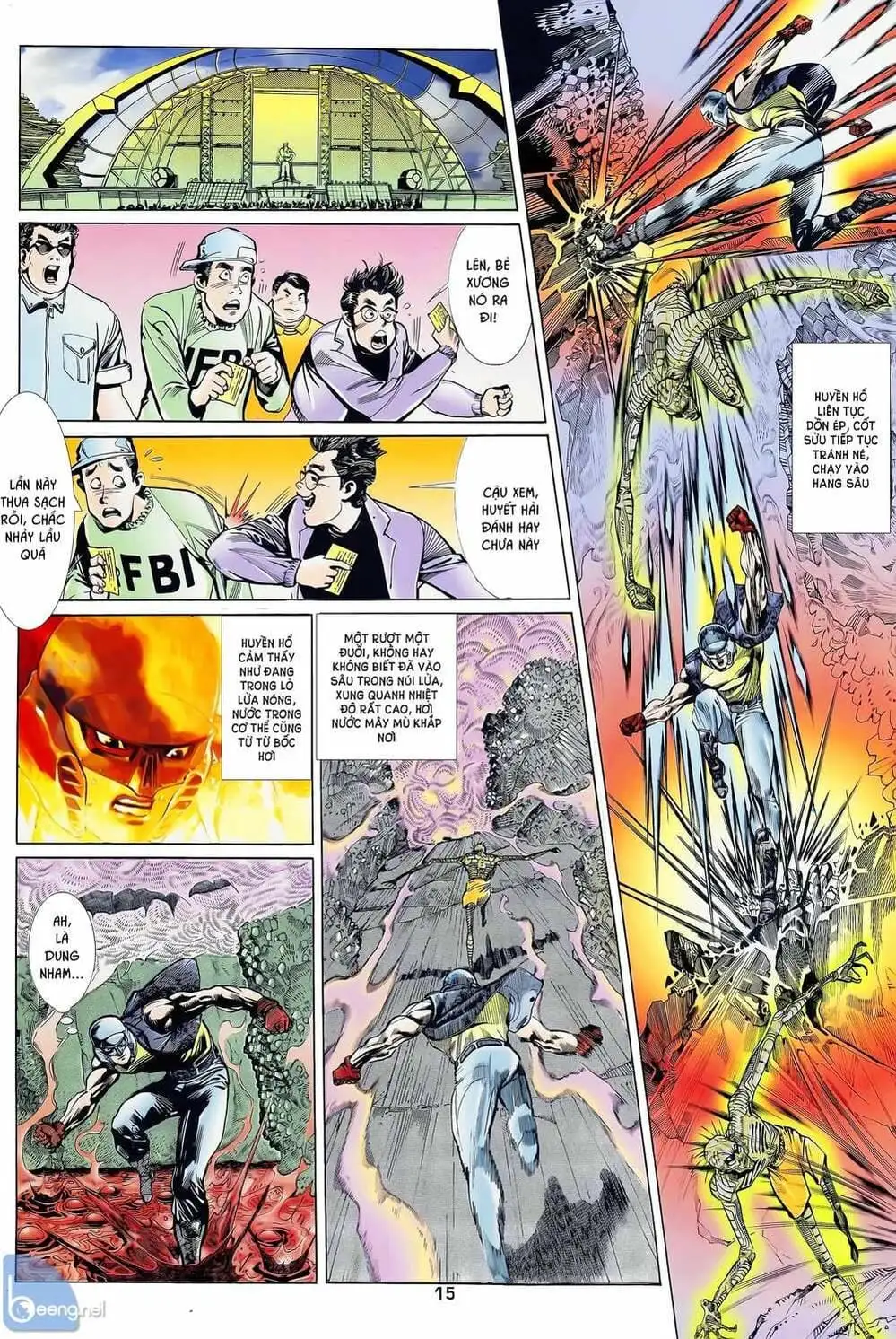 Truyện Tranh Long Hổ 5 Thế trang 8