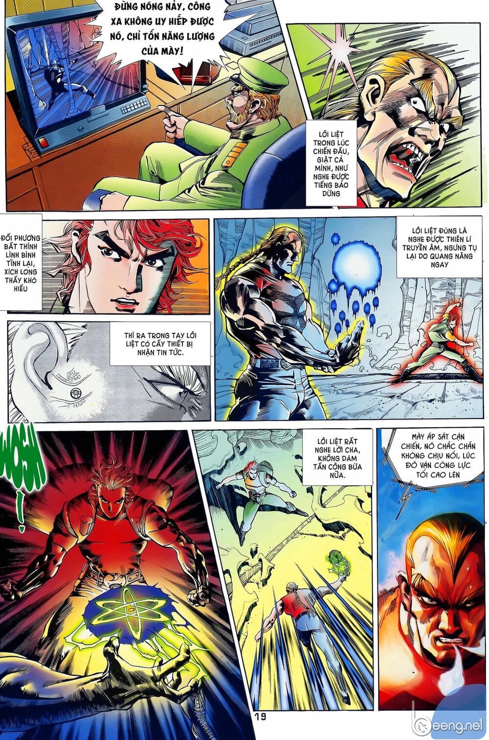 Truyện Tranh Long Hổ 5 Thế trang 8